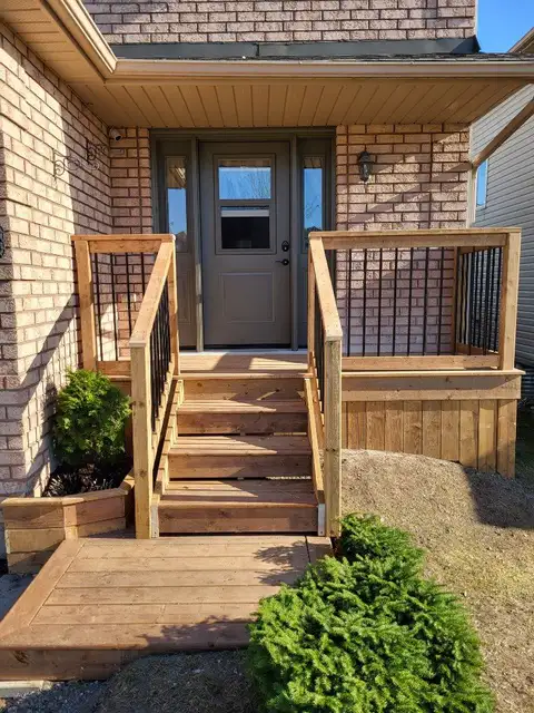 Custom Home Works project photo 17 — deck, cabana and renovation work in Simcoe County
