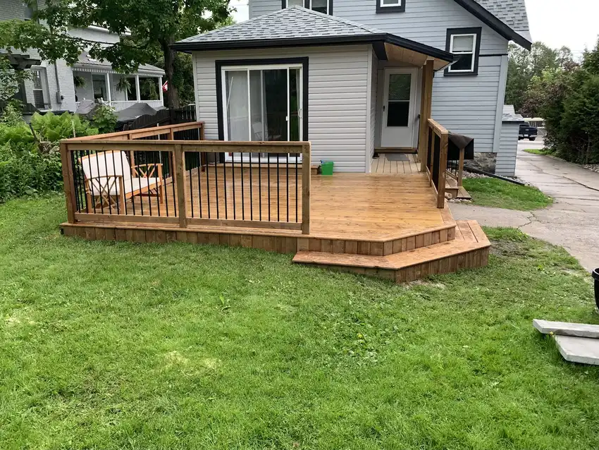 Custom outdoor structure build
