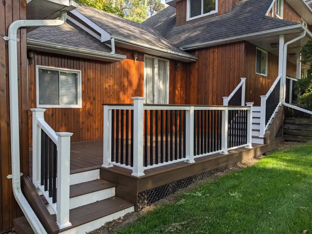 Custom Home Works project photo 26 — deck, cabana and renovation work in Simcoe County