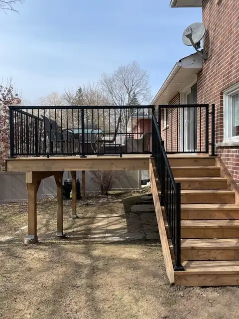 Custom Home Works project photo 31 — deck, cabana and renovation work in Simcoe County