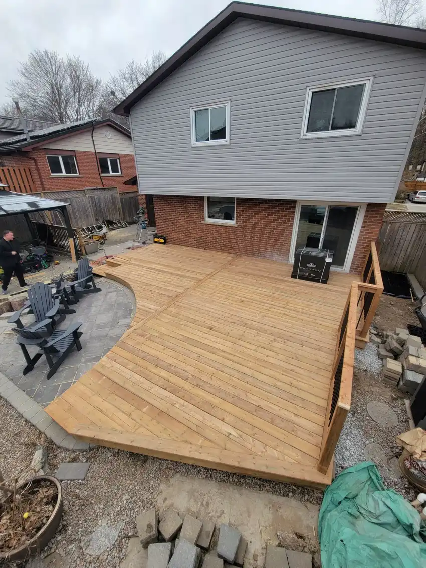 Custom Home Works project photo 37 — deck, cabana and renovation work in Simcoe County