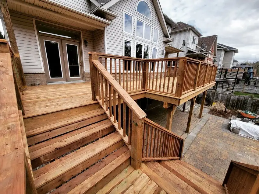 Custom Home Works project photo 38 — deck, cabana and renovation work in Simcoe County